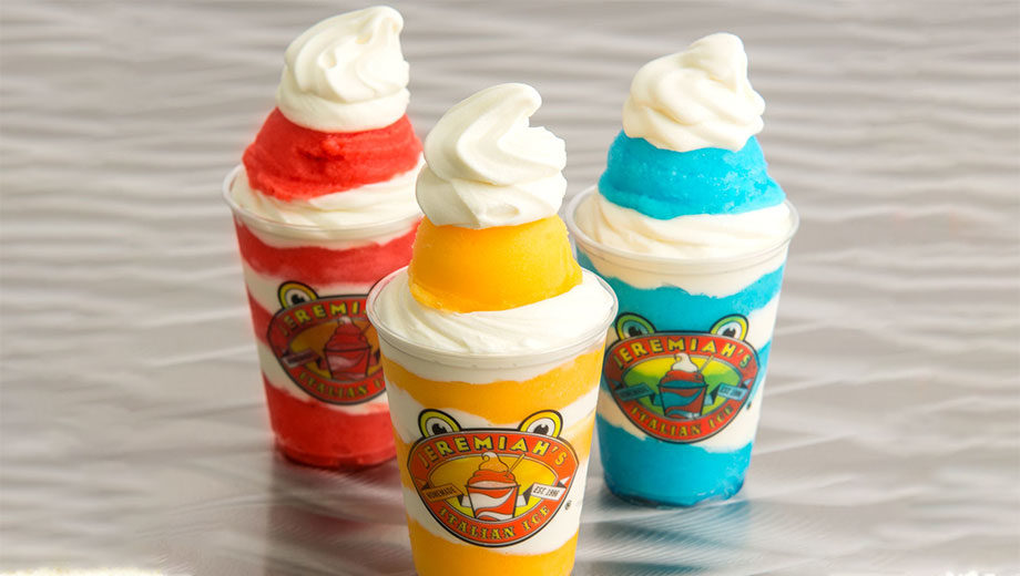 3 Jeremiah's Italian Ice Cups