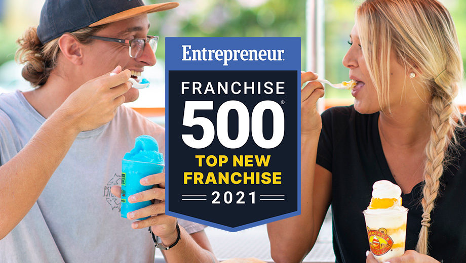 Jeremiah's Italian Ice Frozen Dessert Franchise was Ranked in Entrepreneur's Franchise 500 Top New Franchises 2021