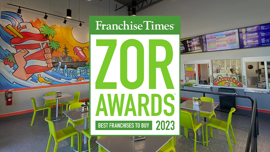 FranchiseTimes ZOR AWARDS BEST FRANCHISES TO BUY 2023