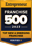 Entrepreneur FRANCHISE 500 2023 TOP NEW & EMERGING FRANCHISE