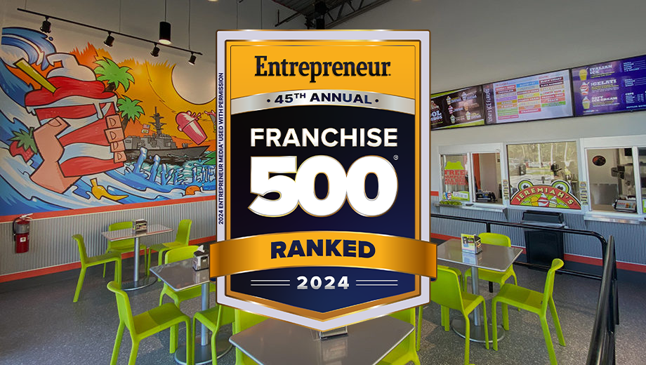Entrepreneur FRANCHISE 500 RANKED 2024